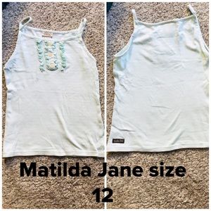 Matilda Jane Girls Tank size 12